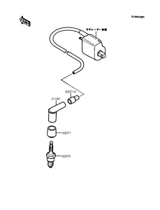 KMX80 Катушка зажигания