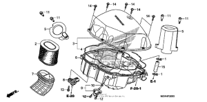 NT700V (ABS) Воздушный фильтр