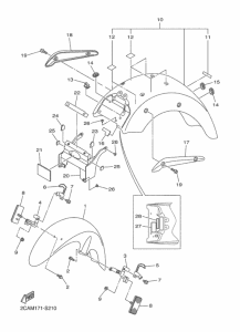XVS1300BG Крыло