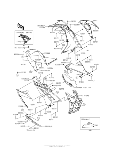 EX300 Обтекатель нижний
