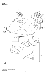 GSX1300R (ABS) Fuel Tank (Gsx1300Ral3 E28)