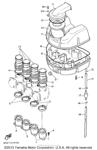 FZR600RBC Воздушный фильтр