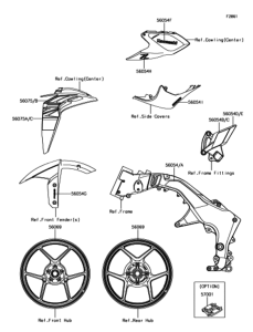 ZR1000 デカール(ブラック)(HHF)