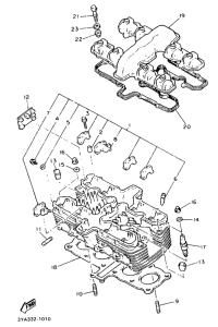 FJ1200 Головка цилиндров