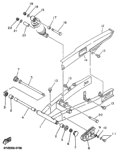 TZR50 Rear arm. suspension