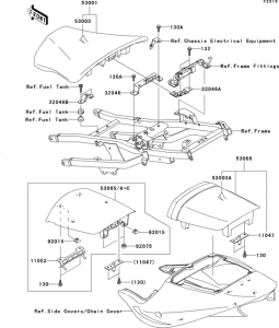 ZX900 Сиденье