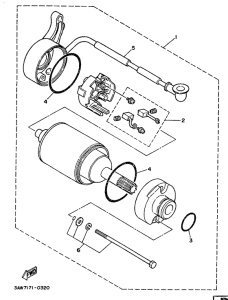 TW125 Стартер