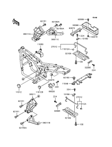 ZR400 Короб для АКБ