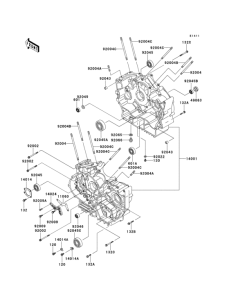 VN800 Картер двигателя