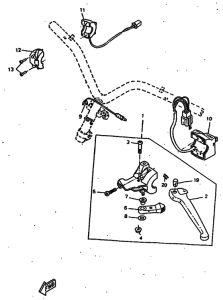 CW50RSP Interruptor  manillar&palanc
