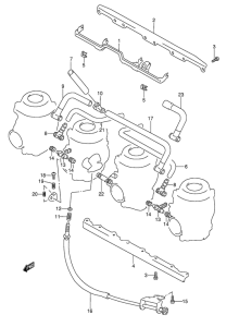 GSX-R1100 Карбюратор fittings