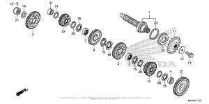 NC700X (DCT) Transmission (Countershaft)