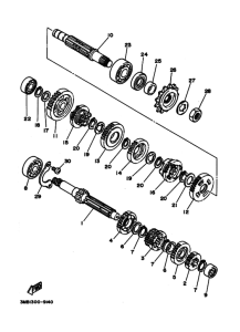TDR125 Трансмиссия