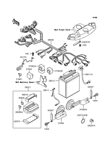 ZX400 Электрика