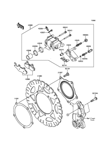 ER300 Передний тормоз