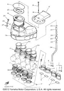 FZR1000EC Воздушный фильтр