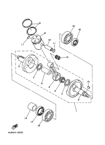 RX50 Коленчатый вал поршень