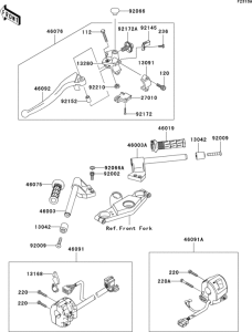 ZX600 Handlebar(1 / 2)(e12 / e13)