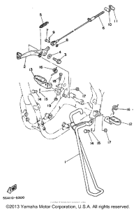 YZ250N Подножки