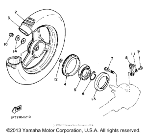 PW50A Переднее колесо