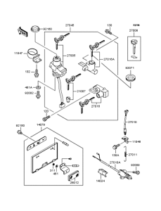 ZR250 Замок зажигания