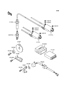 ZX900 Система зажигания