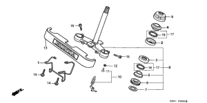 CMX250C Траверса нижняя