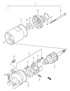 GSF250 Стартер
