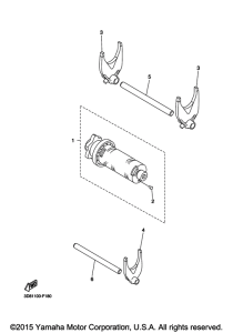 XVS1300CU Копирный вал
