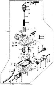 CT70 Carburetor set