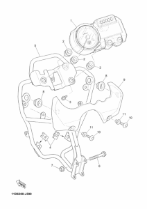 XT660Z (ABS) Измерительный прибор