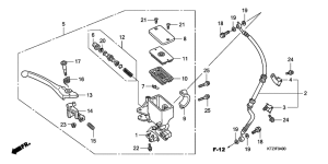 PES150 Fr. brake master cylinder