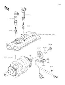 EX400 Катушка зажигания