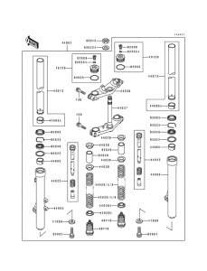  Вилка передней оси