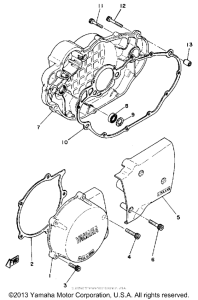 SR500H Боковые крышки