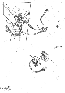 CW50 Handle switch. lever