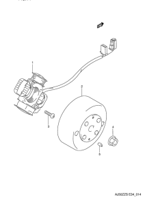 AJ50 Зажигание