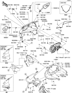EX250 Обтекатели