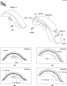 VN1500 Fenders(1 / 2)(vn1500-l3)