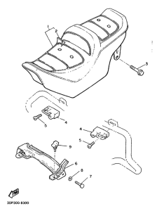 XVZ12TD Сиденье