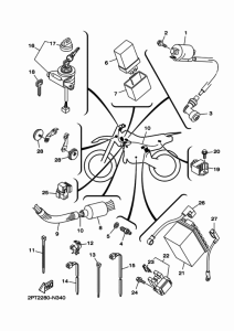 TTR125LWE Электрика 1