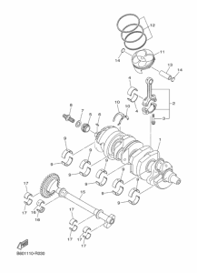 YZF-R1S Crankshaft & piston