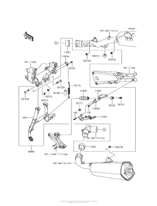 ZX1400 Accessory (Center Stand)