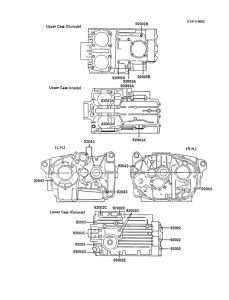 ER250 Болты крепления картера