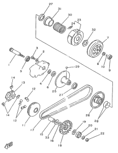 YA50R Сцепление