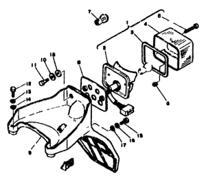 RD250LC Фонарь