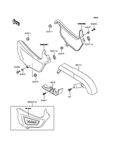 EN400 Боковые обтекатели