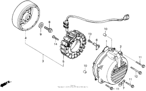 VFR750R Генератор