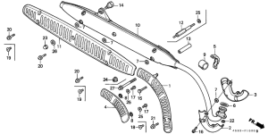 CT110 Глушитель