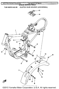 GTMXF Frame - rear fender